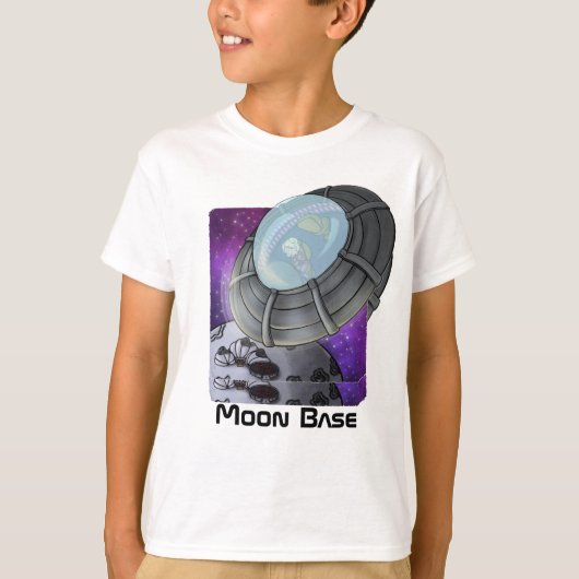 月面基地 Tシャツ (正面)