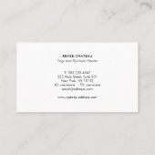 月面星占いヨガ先生 名刺 (裏面)