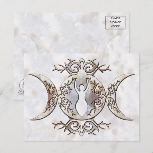 月面月面女神 ポストカード (正面/裏面)