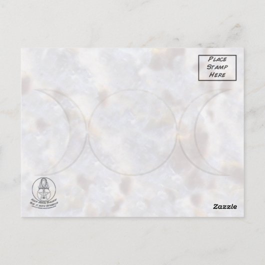 月面月面女神 ポストカード (裏面)