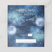 月面満月結婚座席番号 プレイスカード (外部開封)