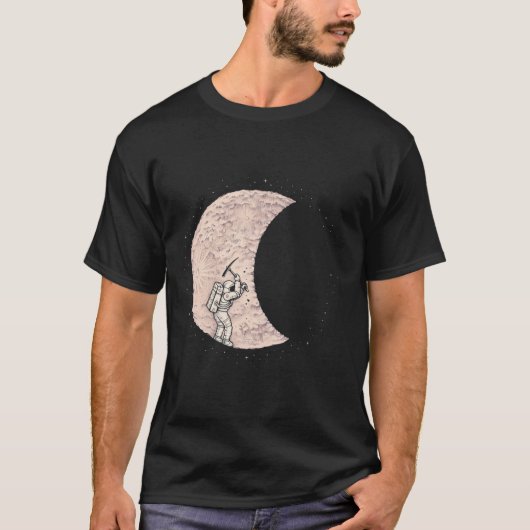 月面発掘 Tシャツ (正面)