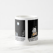 月面着陸のマグ コーヒーマグカップ (中央)