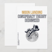 月面着陸陰謀論 招待状 (正面/裏面)