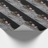 月面着陸 ラッピングペーパー (角)