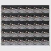 月面着陸 ラッピングペーパー (フラット)