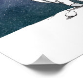 月風船コスモスの星と宇宙の宇宙飛行士 ポスター (角)