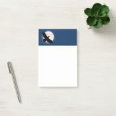 月飛んでいるの後ろを照らす ポストイット (オフィス)