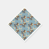 月飛んでいるの魔女 スタンダードカクテルナプキン (角)