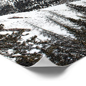 月飛んでいる越しサンタ高 ポスター (角)