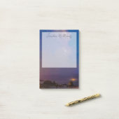 月食と天の川 |オレゴン、バンドンビーチ ポストイット (デスク上)