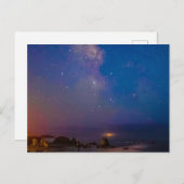 月食と天の川 |オレゴン、バンドンビーチ ポストカード (正面/裏面)