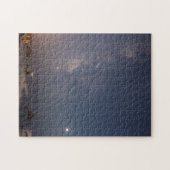 月食と天の川 |バンドンビーチオレゴン ジグソーパズル (横)