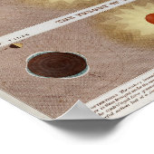 月食太陽のプリント ポスター (角)