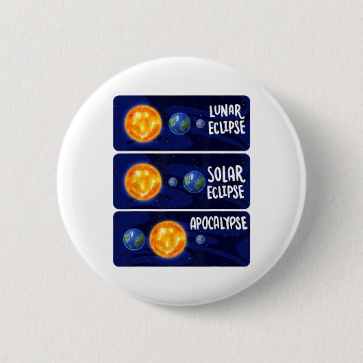 月食太陽の黙示占星術M 缶バッジ (正面)