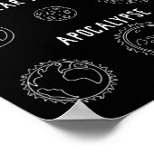 月食太陽の黙示天文学おたく科学 ポスター (角)