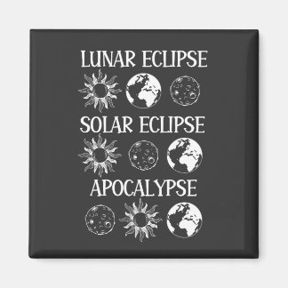 月食太陽の黙示録おもしろい宇宙 マグネット