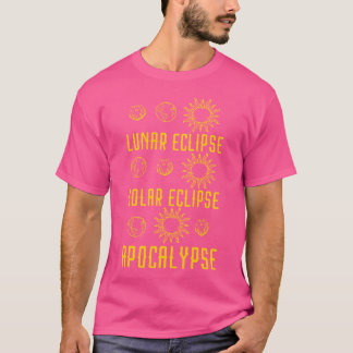月食太陽の黙示録アおもしろいストロ Tシャツ
