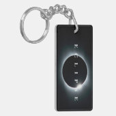 月食画像写真月食写真 キーホルダー (正面左)