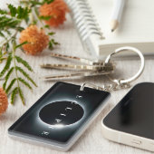 月食画像写真月食写真 キーホルダー (正面右)