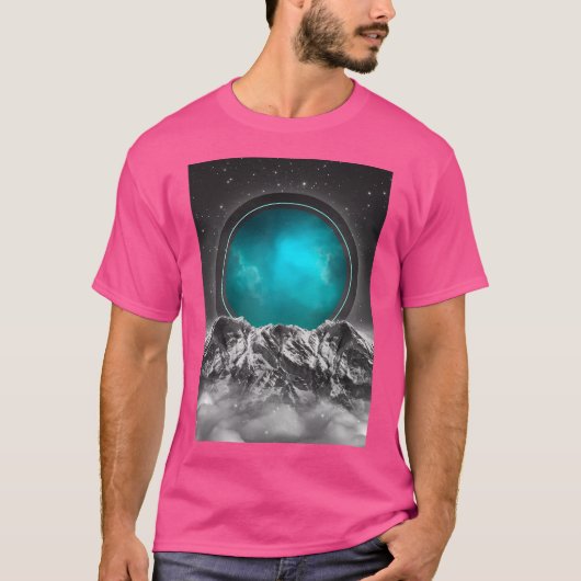 月食遠くにの袖を消す Tシャツ (正面)