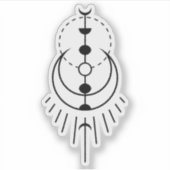 月食 シール (正面)