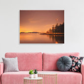 月食 |ビクトリア，ブリティッシュコロンビア キャンバスプリント (インサイチュ (リビング))