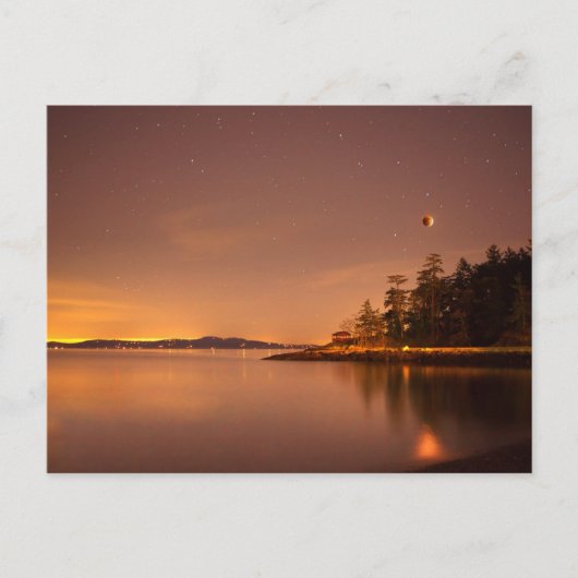 月食 |ビクトリア，ブリティッシュコロンビア ポストカード (正面)
