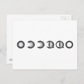 月食 ポストカード (正面/裏面)