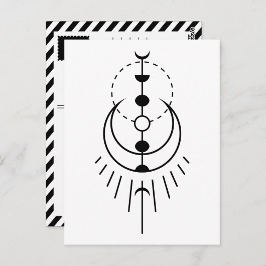 月食 ポストカード (正面/裏面)