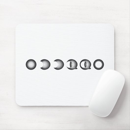 月食 マウスパッド (マウス)