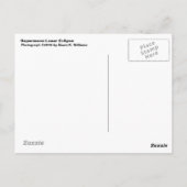 月食（雲あり） ポストカード (裏面)