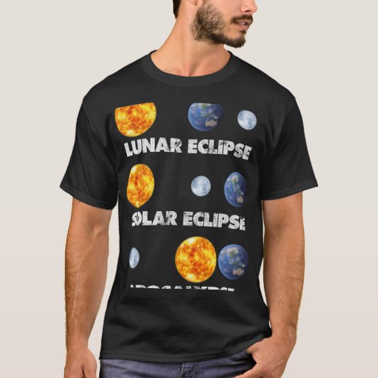 月食 Tシャツ (正面)