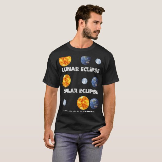 月食 Tシャツ (正面フル)