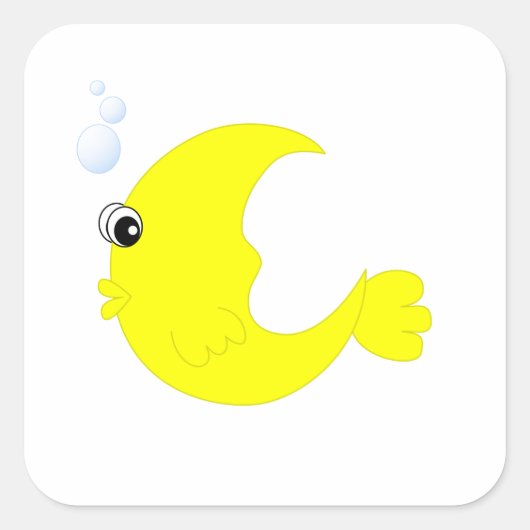 月魚 スクエアシール (正面)