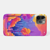 月鮮やか付き森 Case-Mate iPhoneケース (裏面(横))