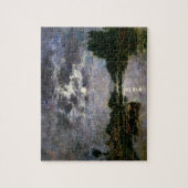 月1891年の効果(キャンバスの油) ジグソーパズル (縦)