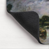 月1891年の効果(キャンバスの油) マウスパッド (コーナー)