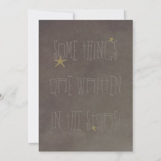 月2の-映画のポスター-結婚式に私を飛ばして下さい 招待状 (裏面)