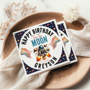 月2日の誕生日宇宙 スタンダードカクテルナプキン