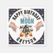 月2日の誕生日宇宙 スタンダードカクテルナプキン (正面)