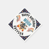 月2日の誕生日宇宙 スタンダードカクテルナプキン (角)