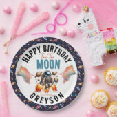 月2日の誕生日宇宙 ペーパープレート (パーティー)