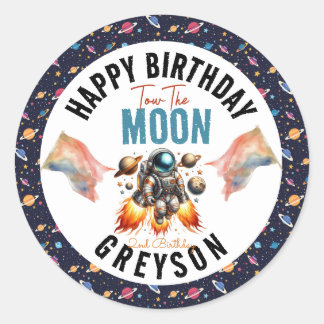 月2日の誕生日宇宙 ラウンドシール