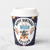 月2日の誕生日宇宙 紙コップ (正面)