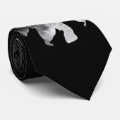 月3のオオカミ ネクタイ (ロール)