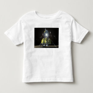月3への新しい宇宙船の芸術家の演出 トドラーTシャツ
