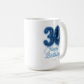 月30日:星空の誕生日マグカップ コーヒーマグカップ (正面右)