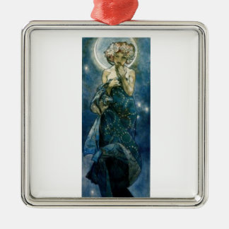 "月"のオーナメント メタルオーナメント