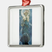 "月"のオーナメント メタルオーナメント (左)